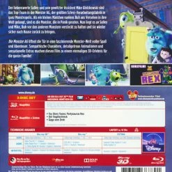Die Monster AG (2001) (Blu-ray 3D + Blu-ray) -Blu-ray 2016 Sales Store 10311264 4 92