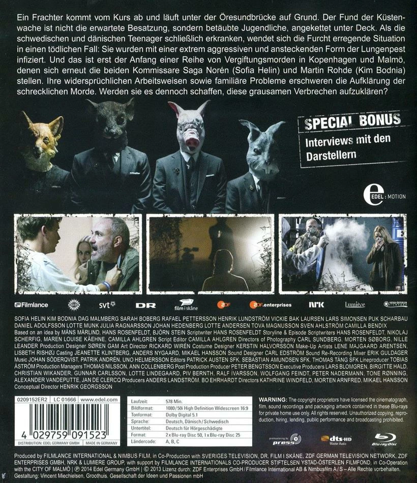 Die Brücke - Transit In Den Tod - Staffel 2 (3 Blu-rays) 4 Die Brücke - Transit In Den Tod - Staffel 2 (3 Blu-rays) – Image 2