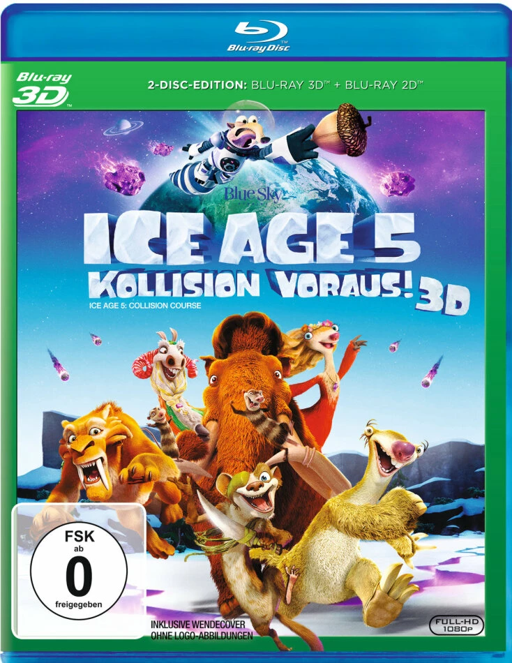 Ice Age 5 - Kollision Voraus! (2016) (Blu-ray 3D + Blu-ray) 3 Ice Age 5 - Kollision Voraus! (2016) (Blu-ray 3D + Blu-ray)