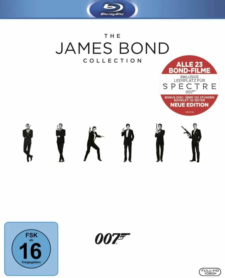 James Bond Collection (inkl. Leerplatz Für Spectre, 24 Blu-rays) 3 James Bond Collection (inkl. Leerplatz Für Spectre, 24 Blu-rays)