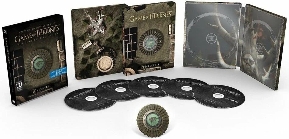 Game Of Thrones - Staffel 1 (inkl. Magnet Siegel, Limited Edition, Steelbook, 5 Blu-rays) 4 Game Of Thrones - Staffel 1 (inkl. Magnet Siegel, Limited Edition, Steelbook, 5 Blu-rays) – Image 2