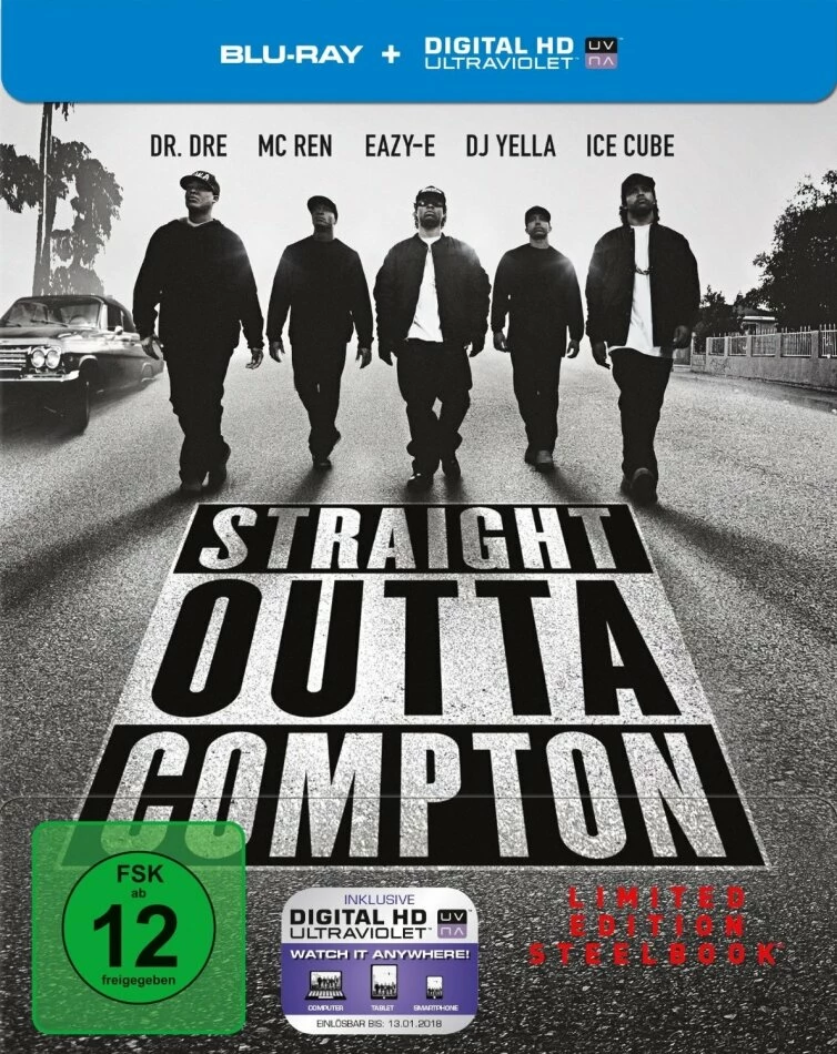 Straight Outta Compton (2015) (Director's Cut, Limited Edition, Steelbook) 3 Straight Outta Compton (2015) (Director's Cut, Limited Edition, Steelbook)