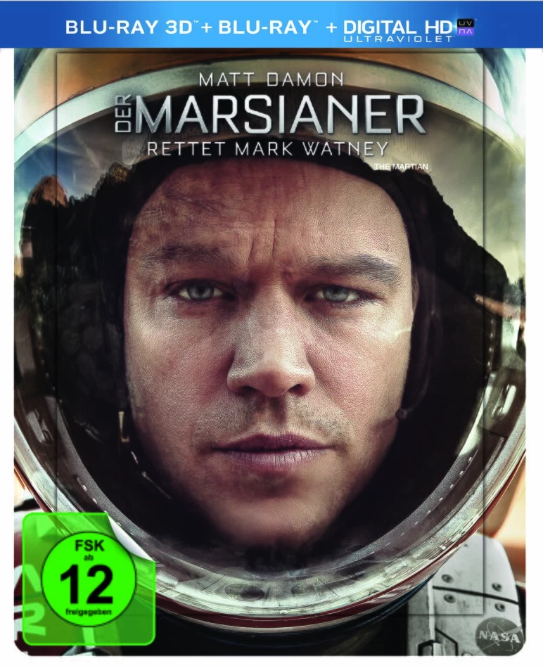 Der Marsianer - Rettet Mark Watney (2015) (Lenticular, Limited Edition, Steelbook, Blu-ray 3D + Blu-ray) 2 Der Marsianer - Rettet Mark Watney (2015) (Lenticular, Limited Edition, Steelbook, Blu-ray 3D + Blu-ray)