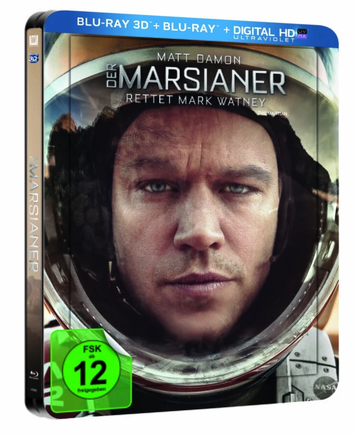 Der Marsianer - Rettet Mark Watney (2015) (Lenticular, Limited Edition, Steelbook, Blu-ray 3D + Blu-ray) 3 Der Marsianer - Rettet Mark Watney (2015) (Lenticular, Limited Edition, Steelbook, Blu-ray 3D + Blu-ray) – Image 2