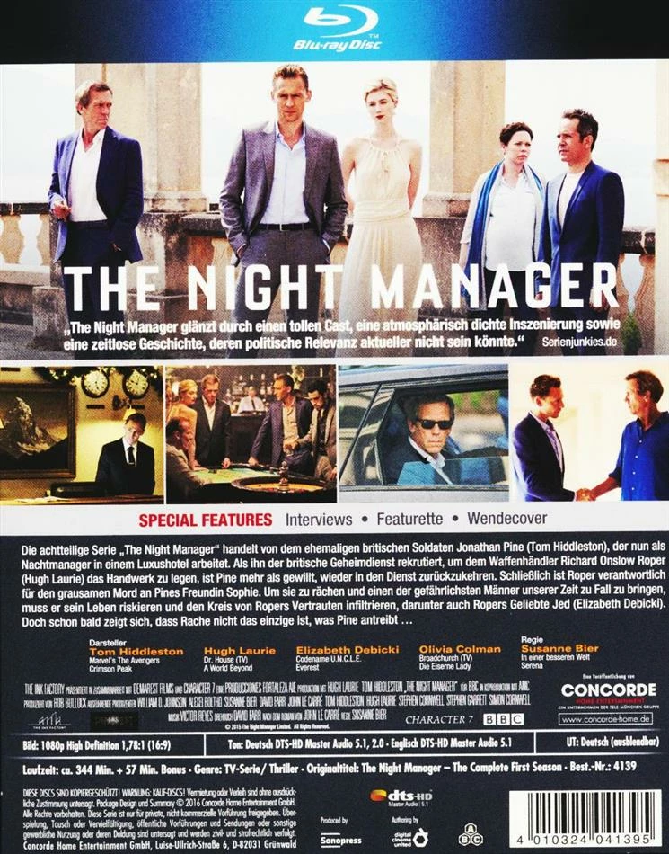 The Night Manager - Staffel 1 (2 Blu-rays) 4 The Night Manager - Staffel 1 (2 Blu-rays) – Image 2