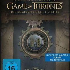 Game Of Thrones - Staffel 3 (inkl. Magnet Siegel, Limited Edition, Steelbook, 5 Blu-rays)