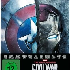 Captain America 3 - The First Avenger - Civil War (2016) (Limited Edition, Steelbook, Blu-ray 3D + Blu-ray)