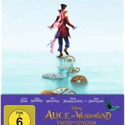 Alice Im Wunderland 2 - Hinter Den Spiegeln (2016) (Limited Edition, Steelbook, Blu-ray 3D + Blu-ray)