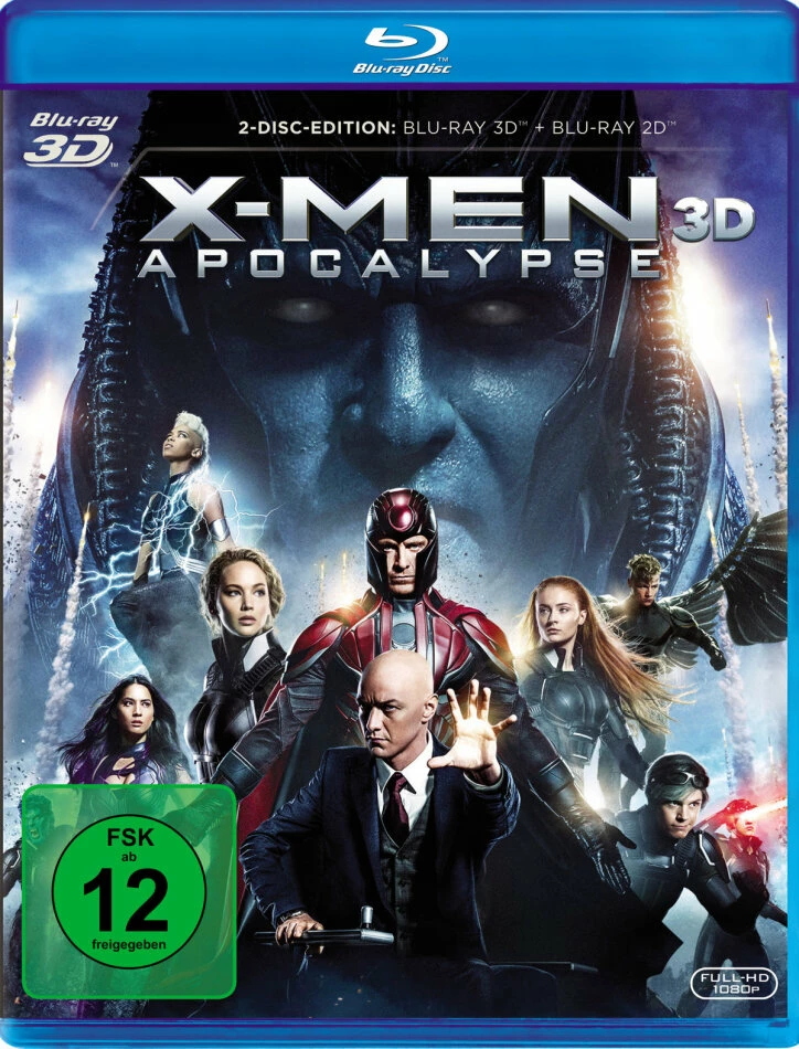 X-Men: Apocalypse (2016) (Blu-ray 3D + Blu-ray) 3 X-Men: Apocalypse (2016) (Blu-ray 3D + Blu-ray)