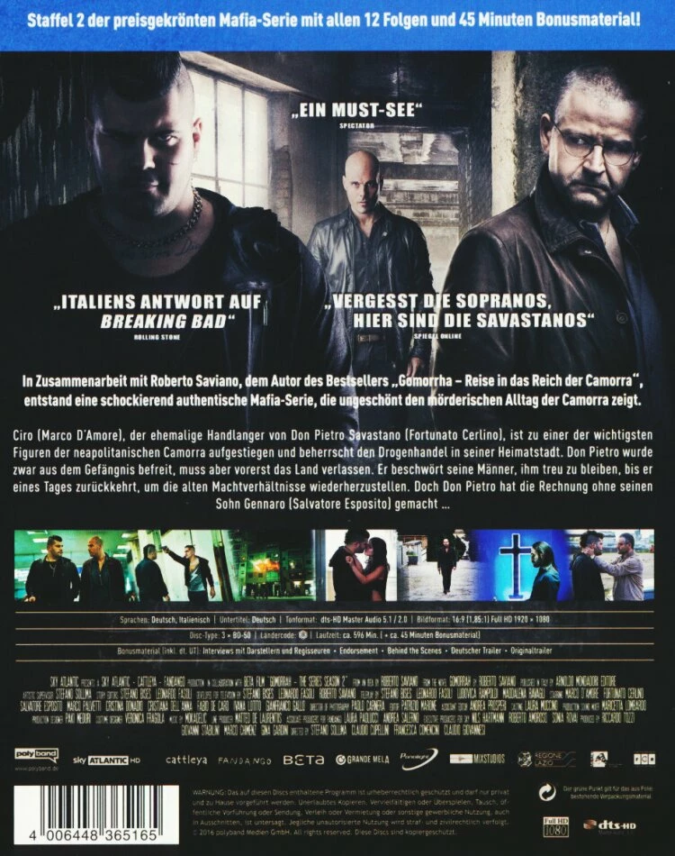 Gomorrha - Staffel 2 (3 Blu-rays) 4 Gomorrha - Staffel 2 (3 Blu-rays) – Image 2