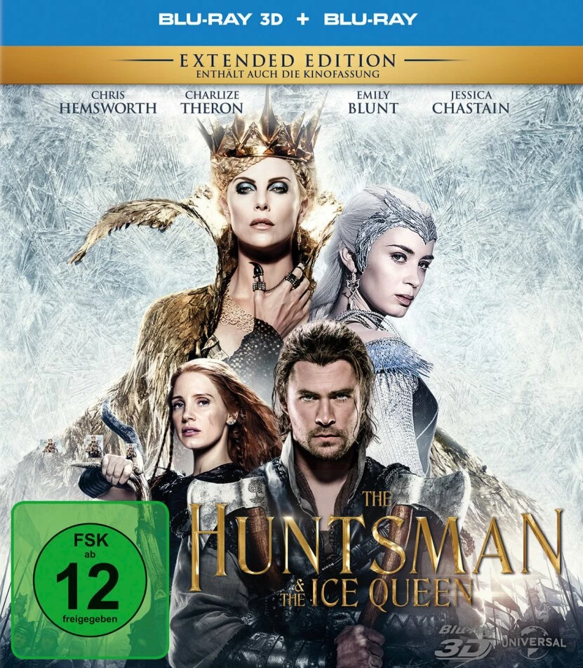 The Huntsman & The Ice Queen (2016) (Extended Edition, Kinoversion, Blu-ray 3D + Blu-ray) 3 The Huntsman & The Ice Queen (2016) (Extended Edition, Kinoversion, Blu-ray 3D + Blu-ray)