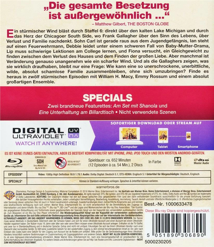 Shameless - Staffel 6 (2 Blu-rays) 4 Shameless - Staffel 6 (2 Blu-rays) – Image 2