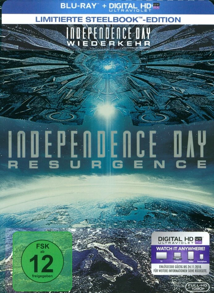 Independence Day 2 - Resurgence (2016) (Limited Steelbook) 3 Independence Day 2 - Resurgence (2016) (Limited Steelbook)