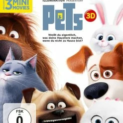Pets (2016) (Lenticular, Blu-ray 3D + Blu-ray)
