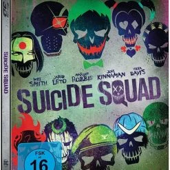 Suicide Squad (2016) (Extended Edition, Kinoversion, Limited Edition, Steelbook, Blu-ray 3D + 2 Blu-rays)