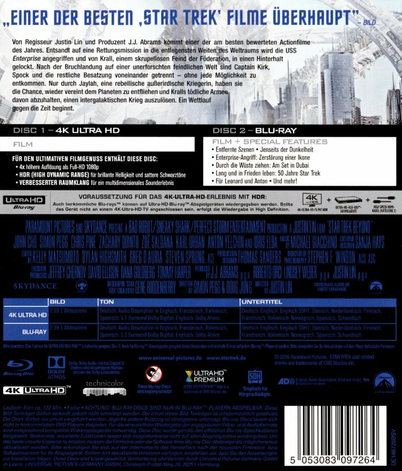 Star Trek 13 - Beyond (2016) (4K Ultra HD + Blu-ray) 4 Star Trek 13 - Beyond (2016) (4K Ultra HD + Blu-ray) – Image 2